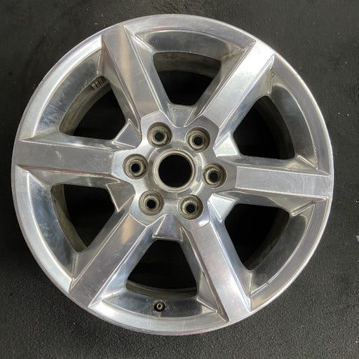19" ACADIA 07-10 19x7.5 6 spoke single polished opt QT6 Original OEM Wheel Rim - Front View