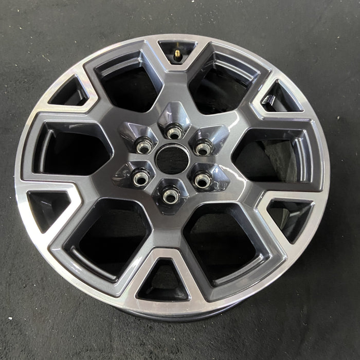 20" FORD F150 PICKUP 25 20x8.5, , single spoke, , silver Original OEM Wheel Rim - Close-Up Detail