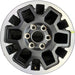 17" TACOMA 24 17x7.5 black TRD Off-package Original OEM Wheel Rim - Front View
