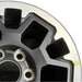 17" TACOMA 24 17x7.5 black TRD Off-package Original OEM Wheel Rim - Side Profile