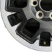 17" TACOMA 24 17x7.5 black TRD Off-package Original OEM Wheel Rim - Back View