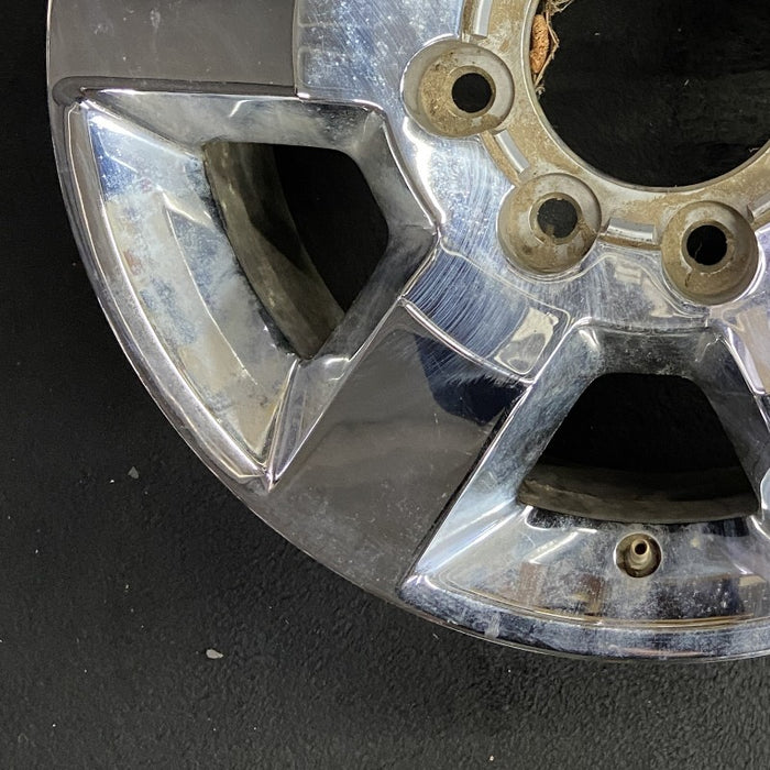 18" SIERRA 2500 PICKUP 15-18 18x8 aluminum 6 spoke flat spoke opt PYR Original OEM Wheel Rim