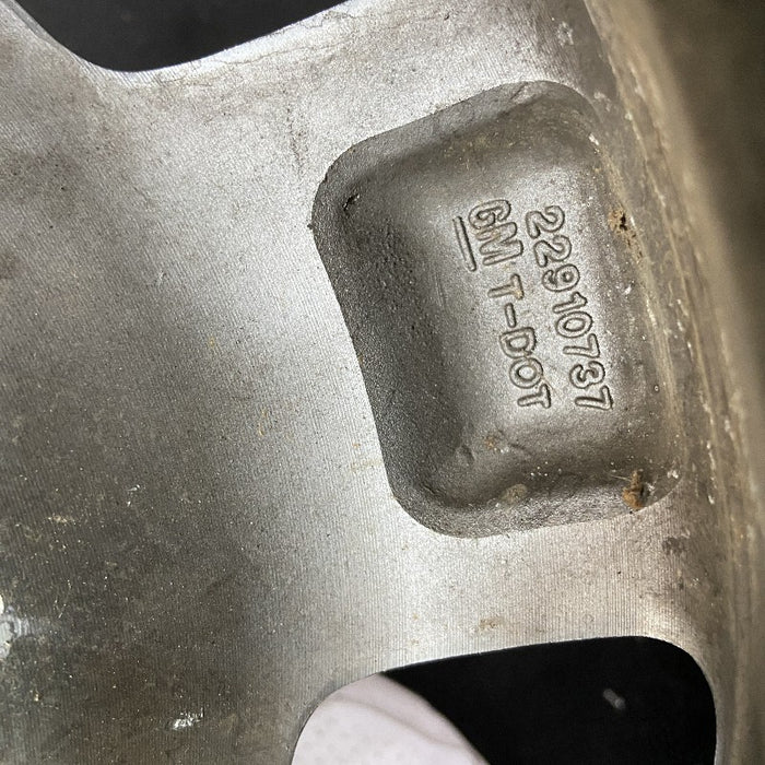 18" SIERRA 2500 PICKUP 15-18 18x8 aluminum 6 spoke flat spoke opt PYR Original OEM Wheel Rim