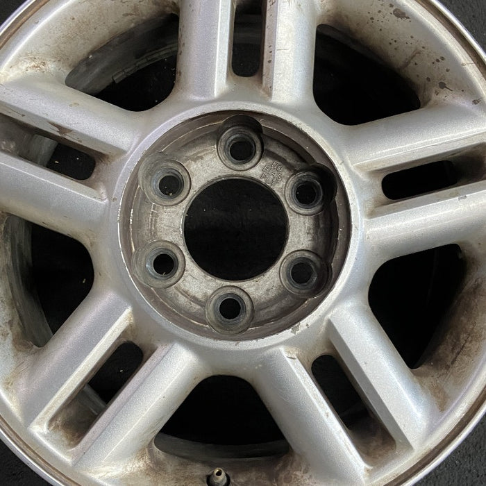 17" EXPEDITION 03 17x7.5 5 spoke aluminum open spokes Original OEM Wheel Rim - Angle View