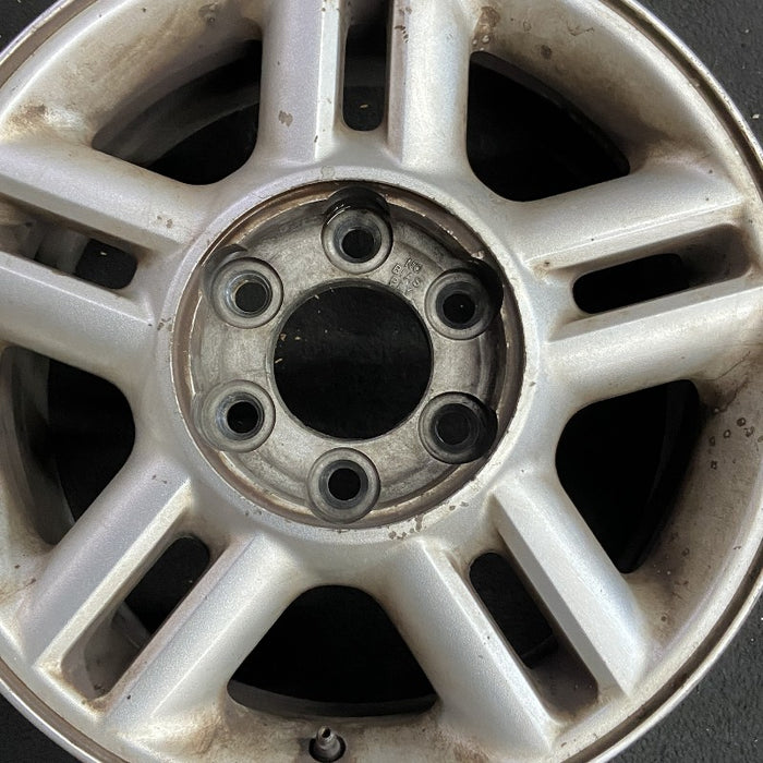 17" EXPEDITION 03 17x7.5 5 spoke aluminum open spokes Original OEM Wheel Rim - Angle View