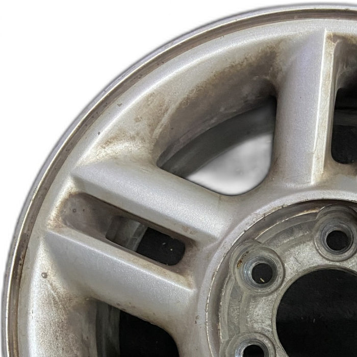 17" EXPEDITION 03 17x7.5 5 spoke aluminum open spokes Original OEM Wheel Rim - Angle View