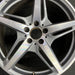 19" MERCEDES GT 16 190 Type; 19x9 5 split spokes gray Original OEM Wheel Rim - Angle View