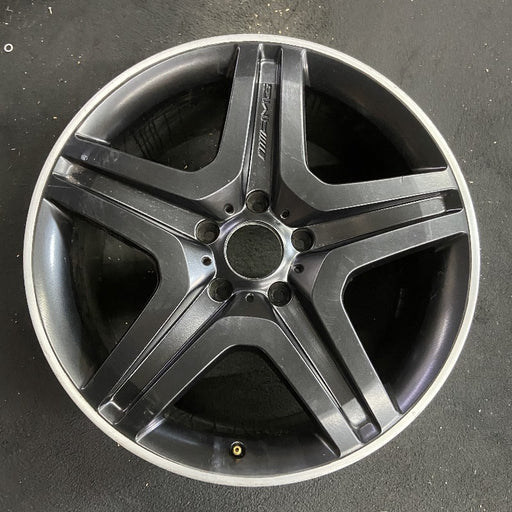 20" MERCEDES G-CLASS 13 463 Type; G63 20x9.5 black Original OEM Wheel Rim - Front View