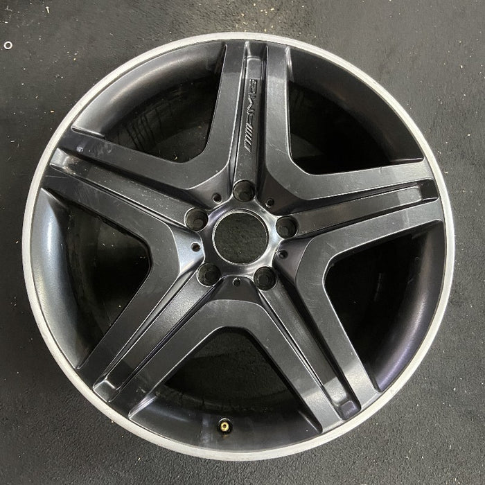 20" MERCEDES G-CLASS 13 463 Type; G63 20x9.5 black Original OEM Wheel Rim - Front View
