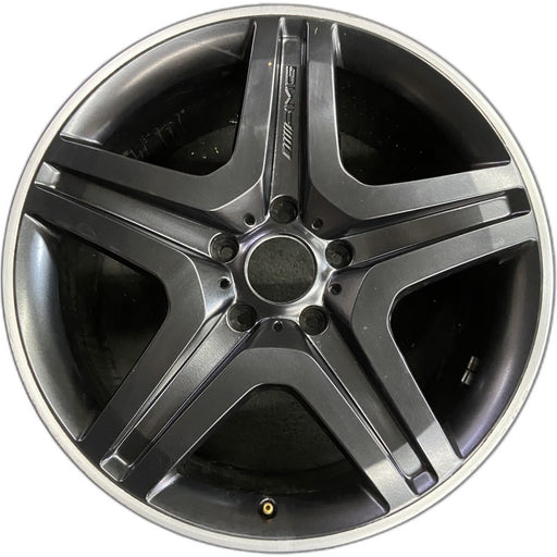 20" MERCEDES G-CLASS 13 463 Type; G63 20x9.5 black Original OEM Wheel Rim - Front View