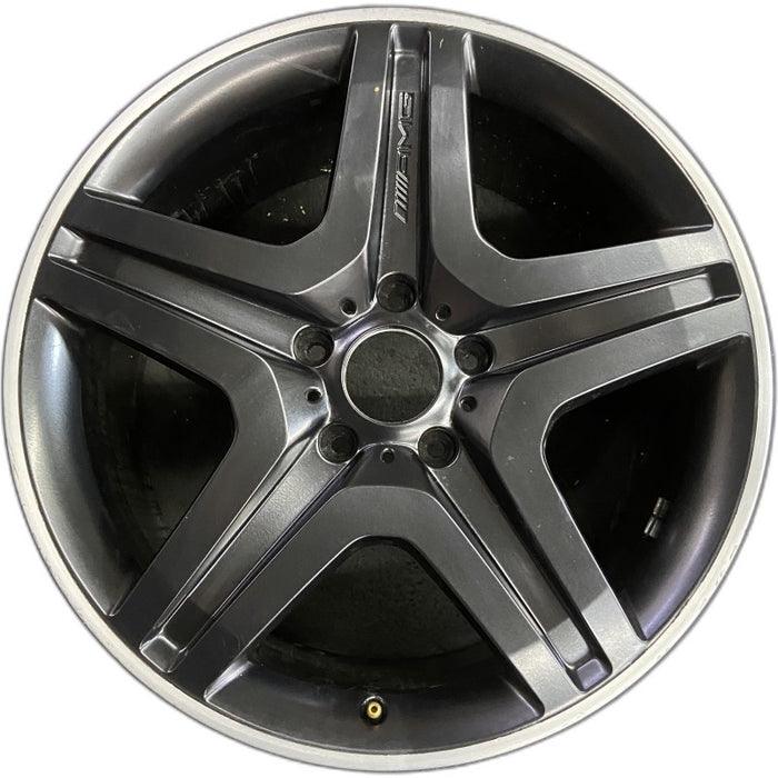20" MERCEDES G-CLASS 13 463 Type; G63 20x9.5 black Original OEM Wheel Rim - Front View