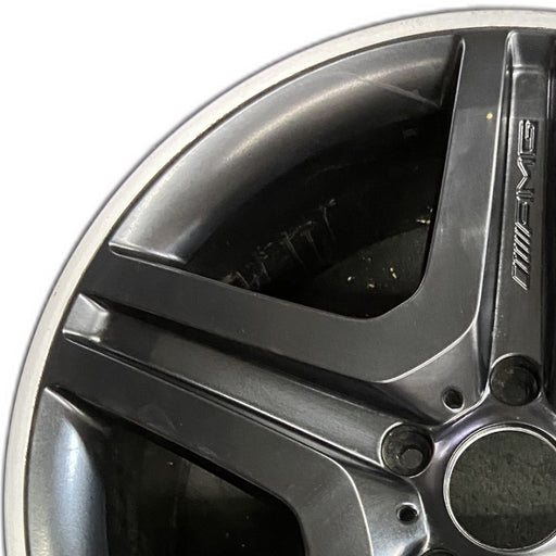 20" MERCEDES G-CLASS 13 463 Type; G63 20x9.5 black Original OEM Wheel Rim - Angle View