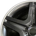 20" MERCEDES G-CLASS 13 463 Type; G63 20x9.5 black Original OEM Wheel Rim - Angle View