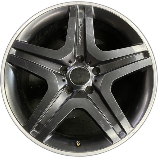 20" MERCEDES G-CLASS 13 463 Type; G63 20x9.5 black Original OEM Wheel Rim - Front View