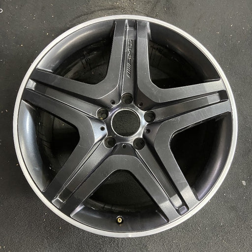 20" MERCEDES G-CLASS 13 463 Type; G63 20x9.5 black Original OEM Wheel Rim - Front View