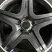 20" MERCEDES G-CLASS 13 463 Type; G63 20x9.5 black Original OEM Wheel Rim - Angle View