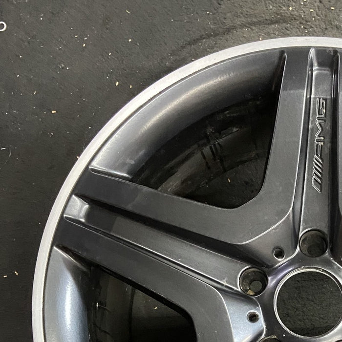20" MERCEDES G-CLASS 13 463 Type; G63 20x9.5 black Original OEM Wheel Rim - Side Profile