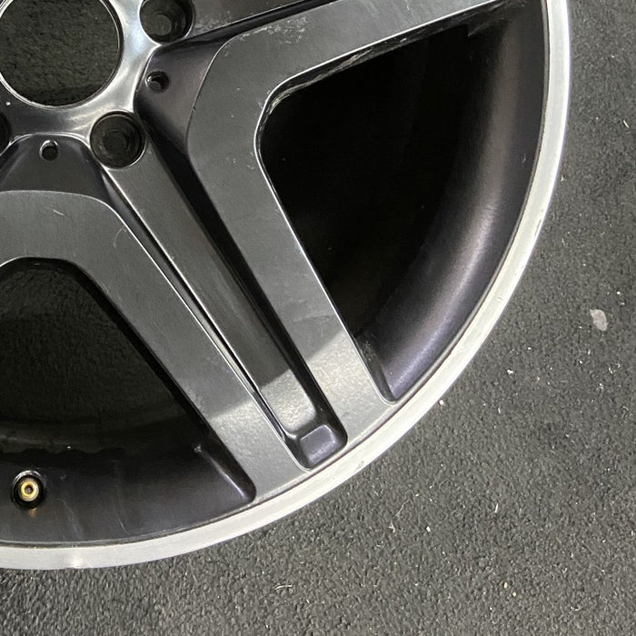 20" MERCEDES G-CLASS 13 463 Type; G63 20x9.5 black Original OEM Wheel Rim - Back View