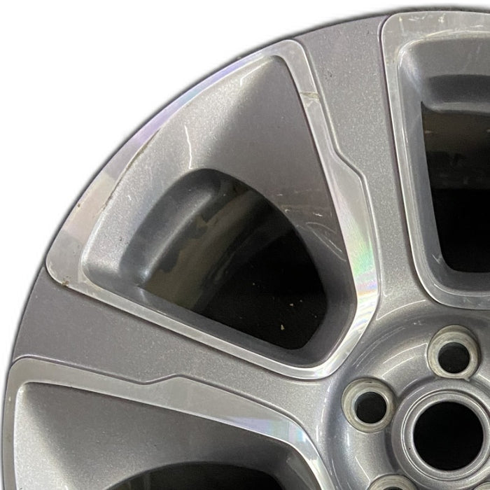 21" RANGE ROVER 18-21 21x9.5 alloy 6 spoke machined face gray accents L. Original OEM Wheel Rim