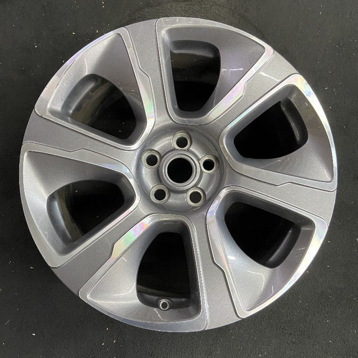 21" RANGE ROVER 18-21 21x9.5 alloy 6 spoke machined face gray accents L. Original OEM Wheel Rim