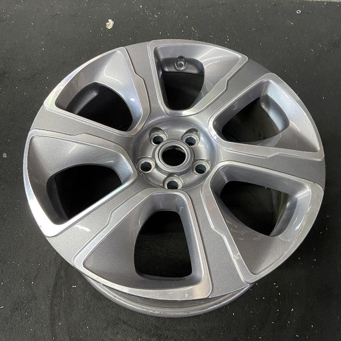 21" RANGE ROVER 18-21 21x9.5 alloy 6 spoke machined face gray accents L. Original OEM Wheel Rim