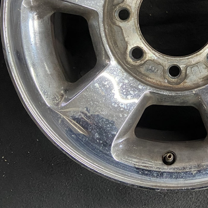 17" DODGE 1500 PICKUP 06 8 lug 17x8 aluminum chrome clad Original OEM Wheel Rim