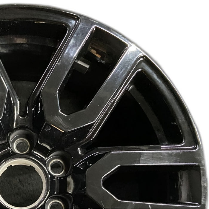 20" SIERRA 1500 PICKUP 19 20x9 12 spoke opt RD3 Original OEM Wheel Rim - Side Profile