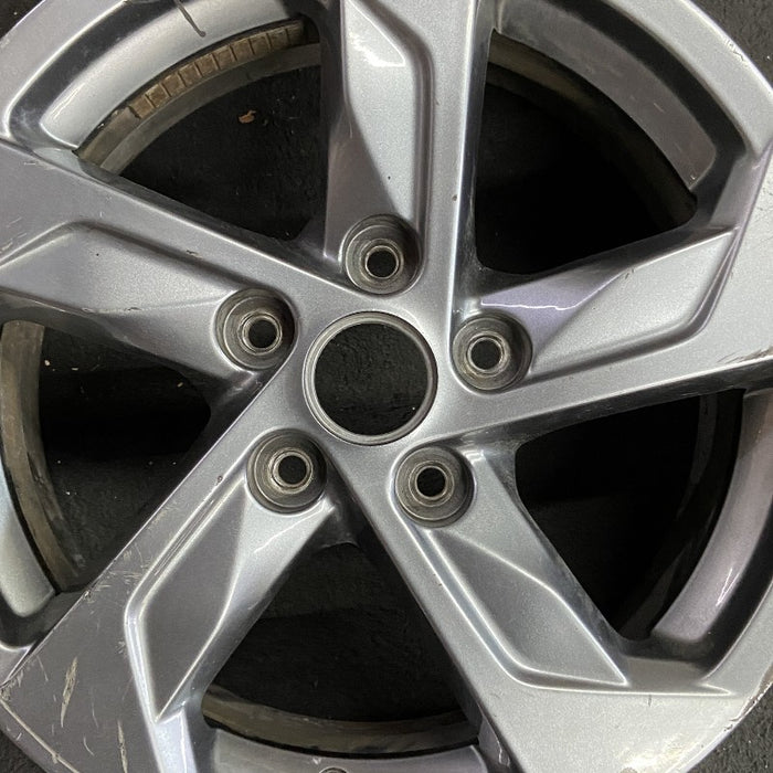 16" K5 21 16x6.5 alloy 5 spoke Original OEM Wheel Rim - Angle View