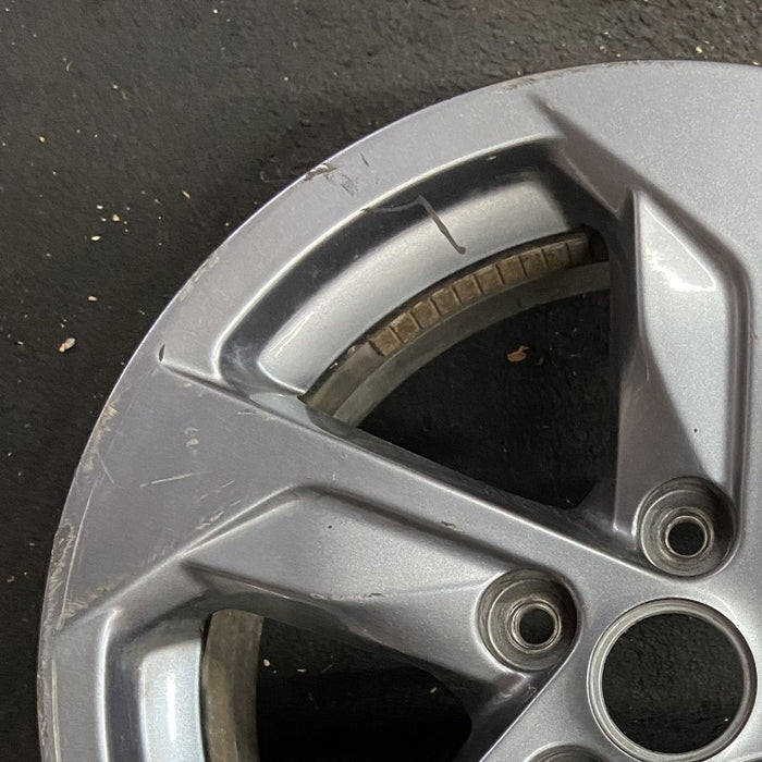 16" K5 21 16x6.5 alloy 5 spoke Original OEM Wheel Rim - Side Profile