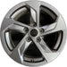 16" K5 21 16x6.5 alloy 5 spoke Original OEM Wheel Rim - Front View