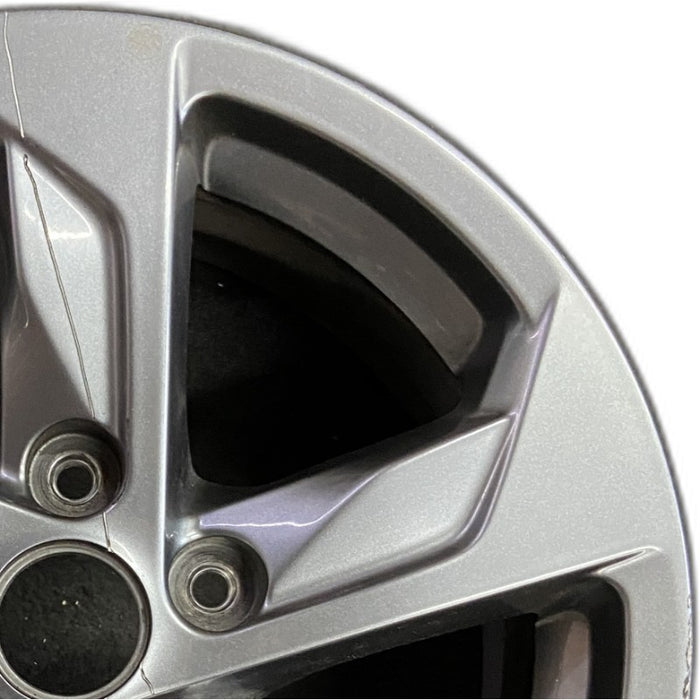 16" K5 21 16x6.5 alloy 5 spoke Original OEM Wheel Rim - Side Profile