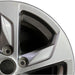 16" K5 21 16x6.5 alloy 5 spoke Original OEM Wheel Rim - Side Profile