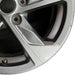 16" K5 21 16x6.5 alloy 5 spoke Original OEM Wheel Rim - Close-Up Detail