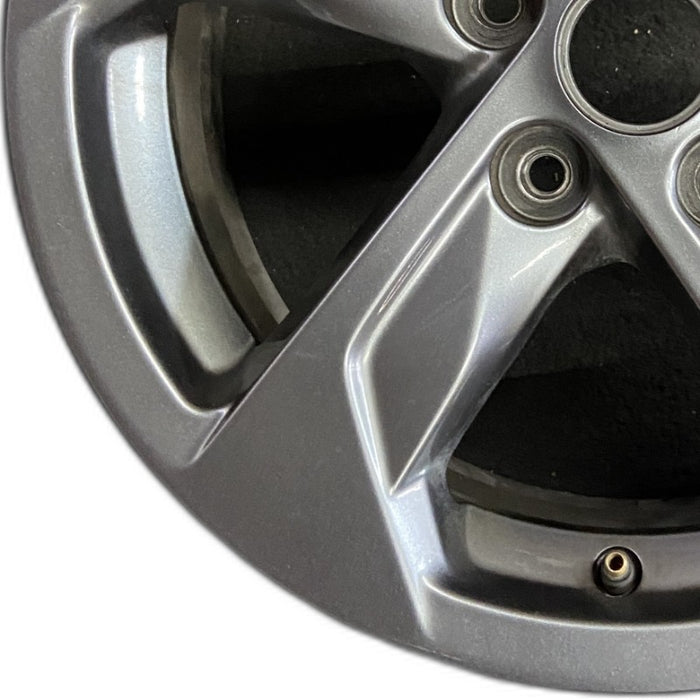 16" K5 21 16x6.5 alloy 5 spoke Original OEM Wheel Rim - Back View