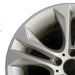 18" BMW X3 15-17 18x8 alloy 5 spoke V spoke design silver dimple inside spoke - Angle View