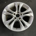 18" BMW X3 15-17 18x8 alloy 5 spoke V spoke design silver dimple inside spoke - View 7