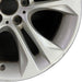 18" BMW X3 15-17 18x8 alloy 5 spoke V spoke design silver dimple inside spoke - Close-Up Detail