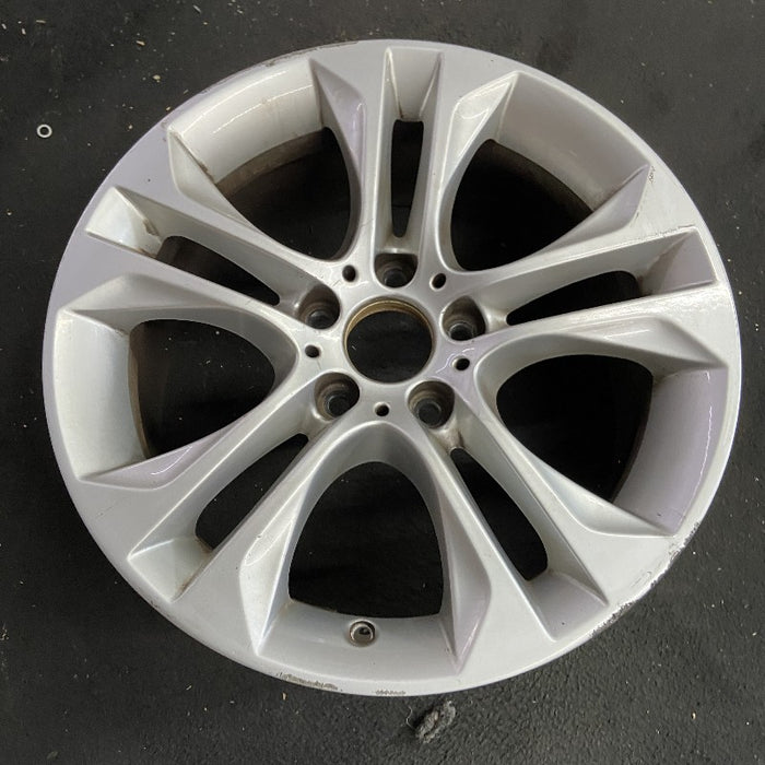 18" BMW X3 15-17 18x8 alloy 5 spoke V spoke design silver dimple inside spoke - View 7