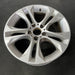 18" BMW X3 15-17 18x8 alloy 5 spoke V spoke design silver dimple inside spoke - View 8