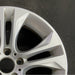 18" BMW X3 15-17 18x8 alloy 5 spoke V spoke design silver dimple inside spoke - Close-Up Detail
