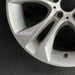 18" BMW X3 15-17 18x8 alloy 5 spoke V spoke design silver dimple inside spoke - Additional View