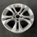 18" BMW X3 15-17 18x8 alloy 5 spoke V spoke design silver dimple inside spoke - View 8