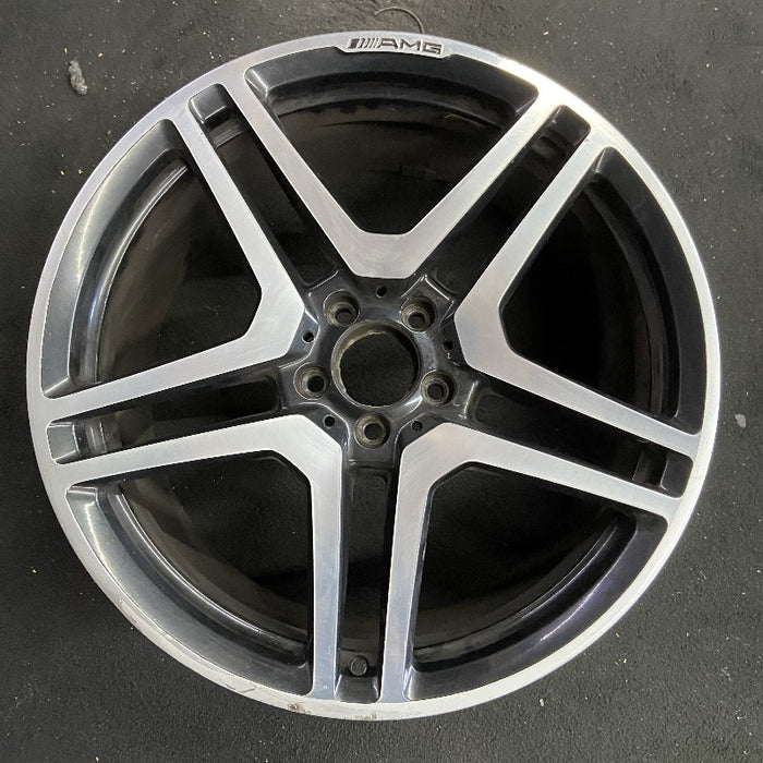 20" MERCEDES CL-CLASS 13-14 216 Type; CL63 20x9.5 10 spoke 5 pairs accent - Front View