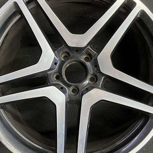 20" MERCEDES CL-CLASS 13-14 216 Type; CL63 20x9.5 10 spoke 5 pairs accent - Angle View