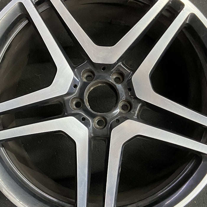 20" MERCEDES CL-CLASS 13-14 216 Type; CL63 20x9.5 10 spoke 5 pairs accent - Angle View