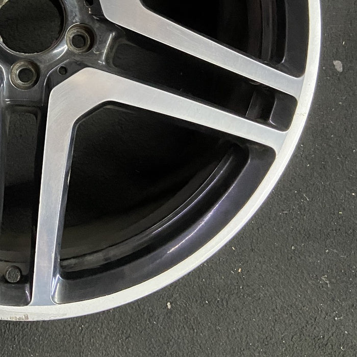 20" MERCEDES CL-CLASS 13-14 216 Type; CL63 20x9.5 10 spoke 5 pairs accent - Back View