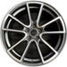 20" PALISADE 20-22 20x7.5 alloy 10 straight spokes Original OEM Wheel Rim - Front View