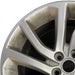 18" DISCOVERY SPORT 16-19 18x8 alloy 5 spoke angled V spoke silver Original OEM - Angle View
