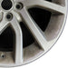 18" DISCOVERY SPORT 16-19 18x8 alloy 5 spoke angled V spoke silver Original OEM - Close-Up Detail