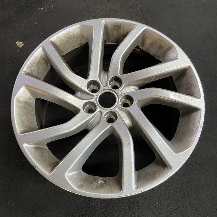 18" DISCOVERY SPORT 16-19 18x8 alloy 5 spoke angled V spoke silver Original OEM - View 7